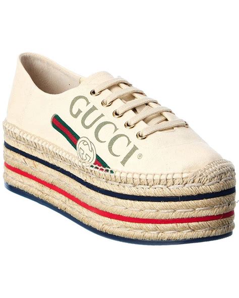 espadrille gucci homme|gucci platform espadrilles.